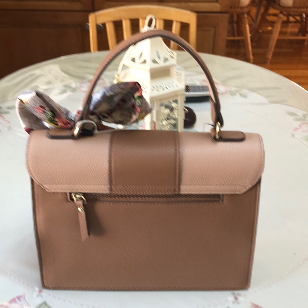 Nanette Lepore Priya Top Handle Satchel with Scarf - Picture 2 of 8